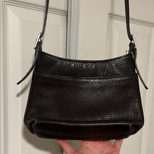 Coach Cross Body Dark Brown Leather Bag